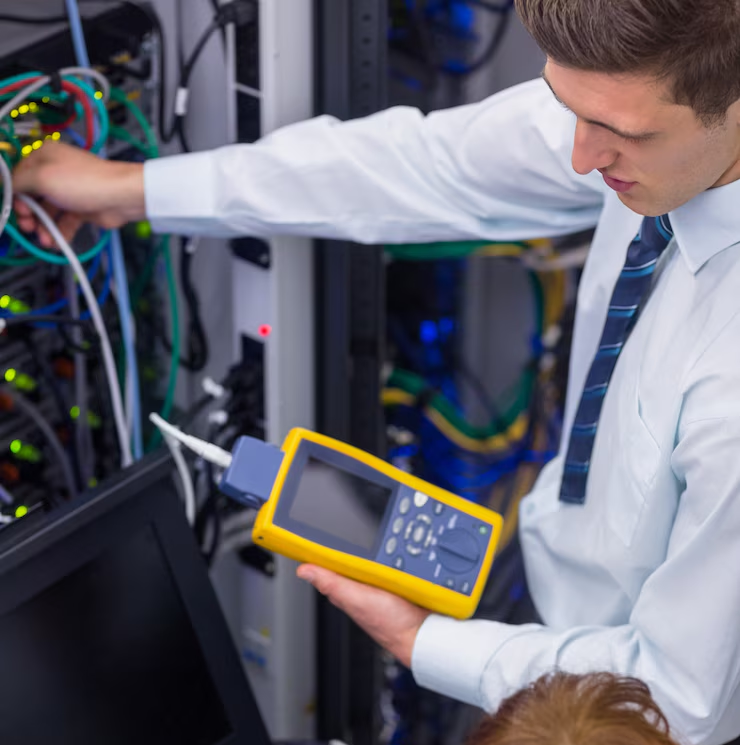 Contact Technician Working